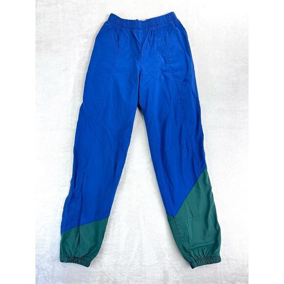 Vintage JAMMIN Pants Mens XS Blue Green 90s Mesh‎ Lined Nylon Studio Joggers USA - Picture 1 of 11